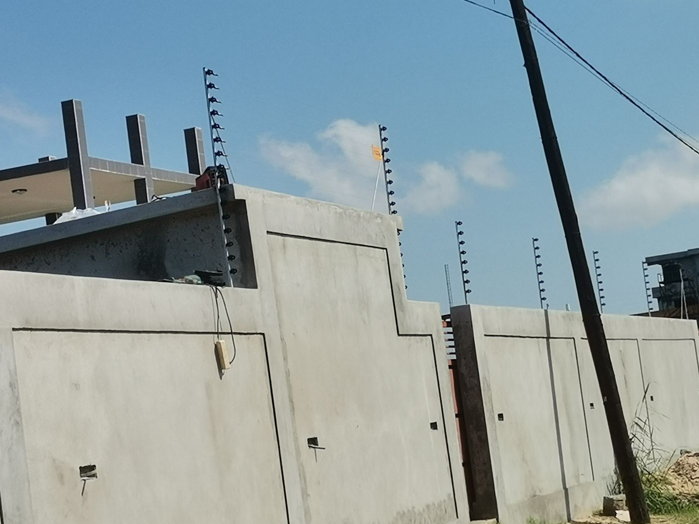 Instalação de vedação elétrica